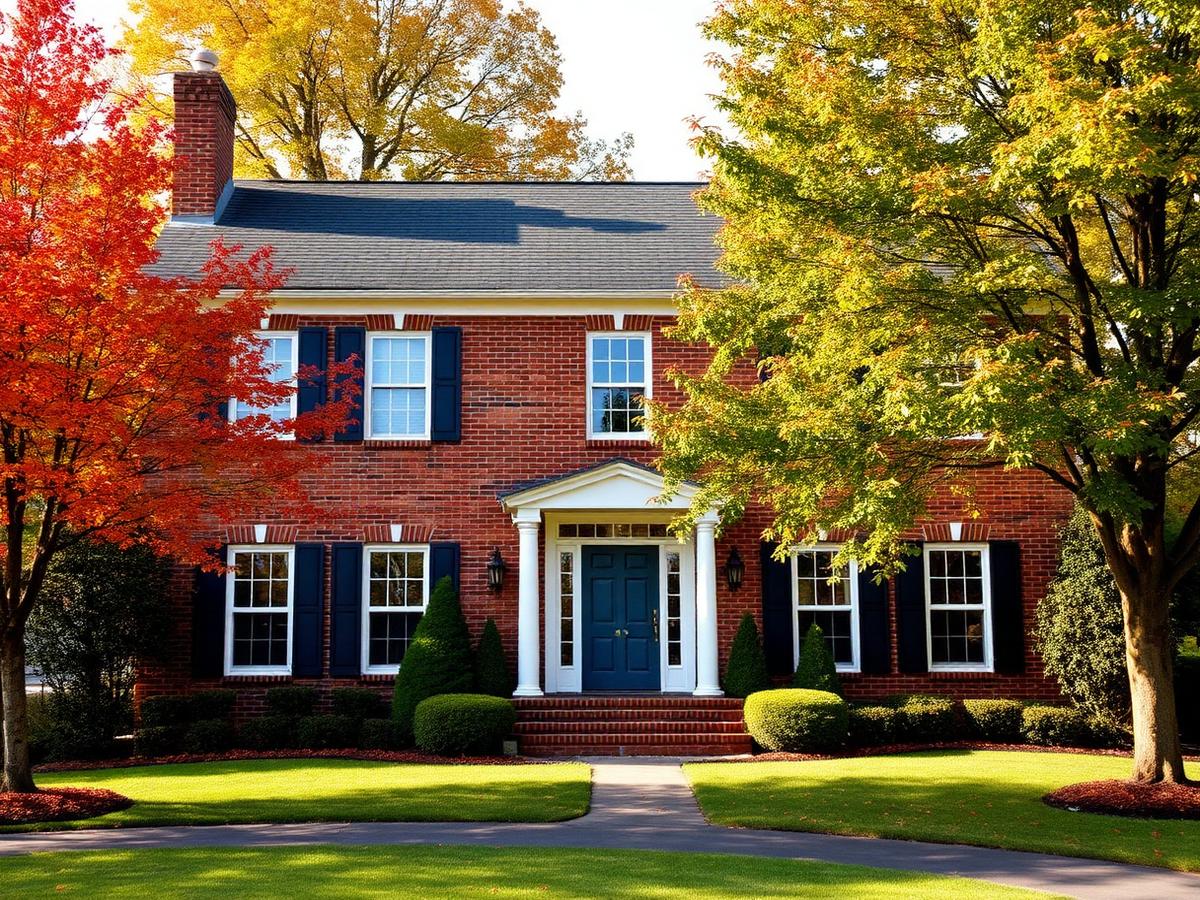 Beautifully cleaned brick colonial home